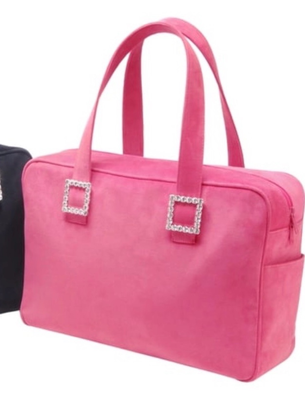 Vintage Surly Girl Pink Bag w/ Rhinestones *Rare*